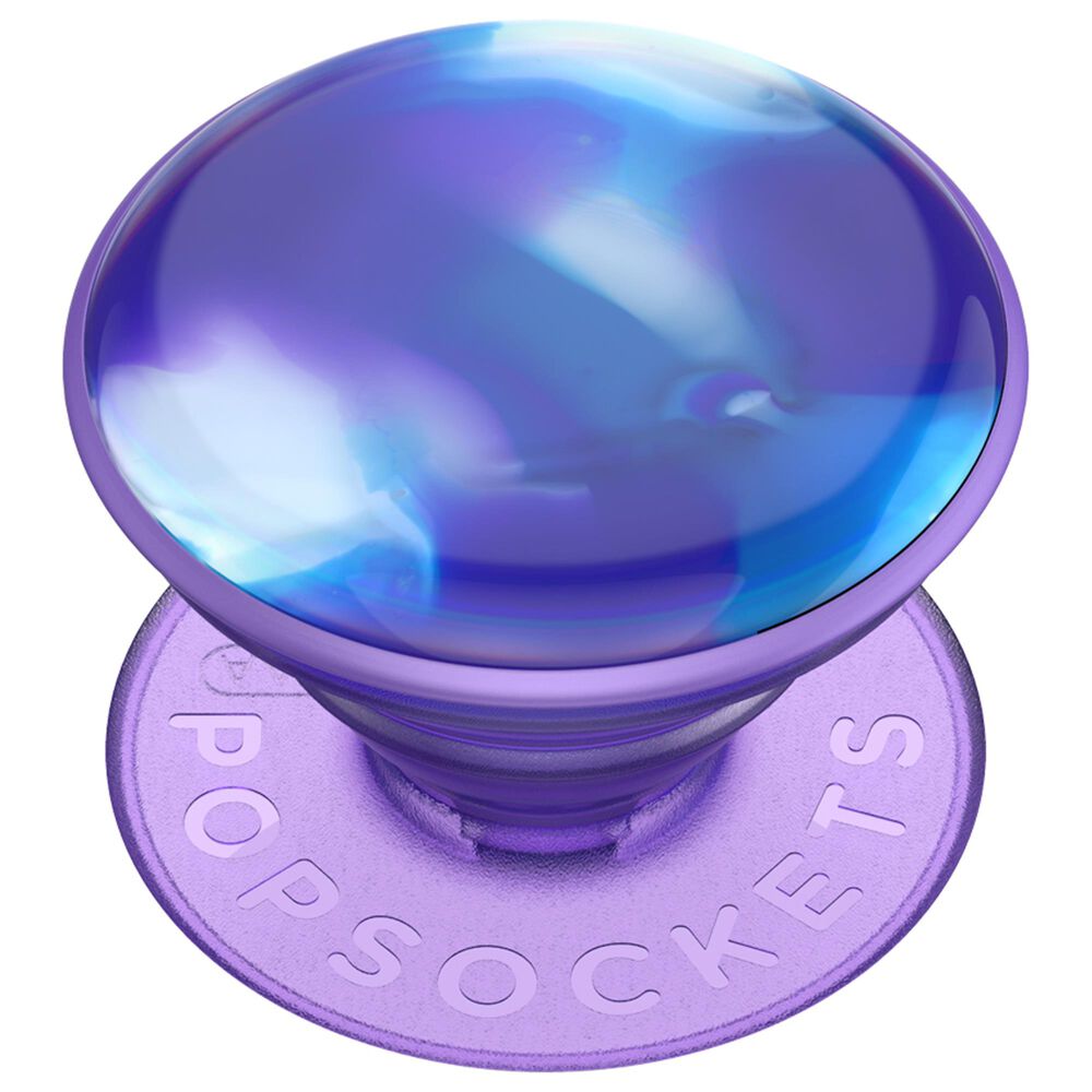 PopSockets PopGrip Luxe Swappable Device Stand and Grip - Swirl Blurple, , large