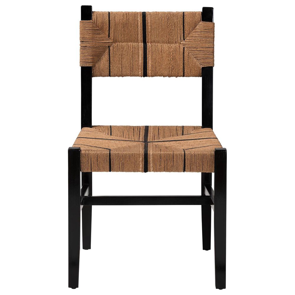 Baxton Studio Prita Side Chair in Black, , large