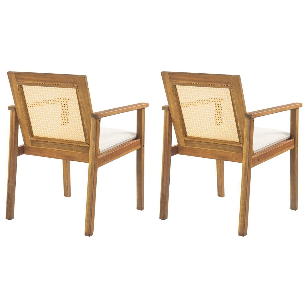 Hearth and Haven Preston Outdoor Dining Chair in Beige (Set of 2), , large