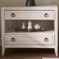 Universal Furniture Avaline 2 Drawer Nightstand in White Oak with AC and USB Outlet, , large