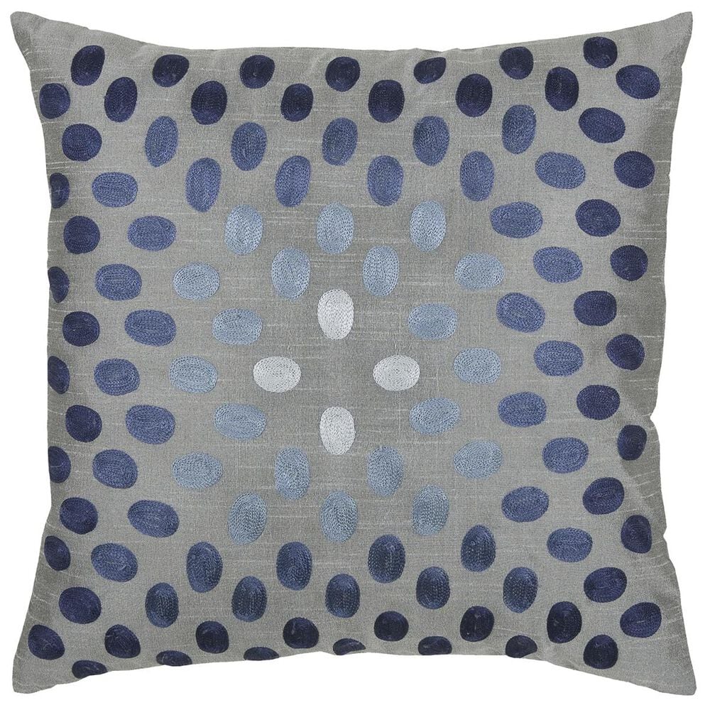 Rizzy Home 18" x 18" Down Pillow in Blue, , large