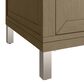 James Martin Vanities Chicago 30" Single Bathroom Vanity in Walnut Whisper with Single Hole 3 cm White Zeus Quartz Top and Rectangular Sink, , large