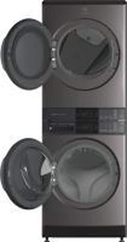 Electrolux 4.5 Cu. Ft. Washer and 8.0 Cu. Ft. Electric Dryer Stack Laundry in Titanium, , large