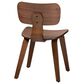 Baxton Studio Billie Side Chair in Walnut Brown, , large