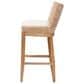 Baxton Studio Ridley Bar Stool in Whitewash, , large
