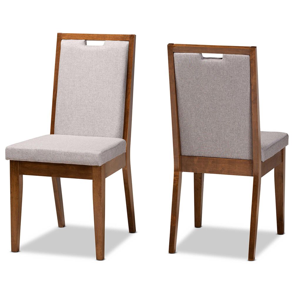 Baxton Studio Octavia Side Chair in Walnut Brown (Set of 2), , large