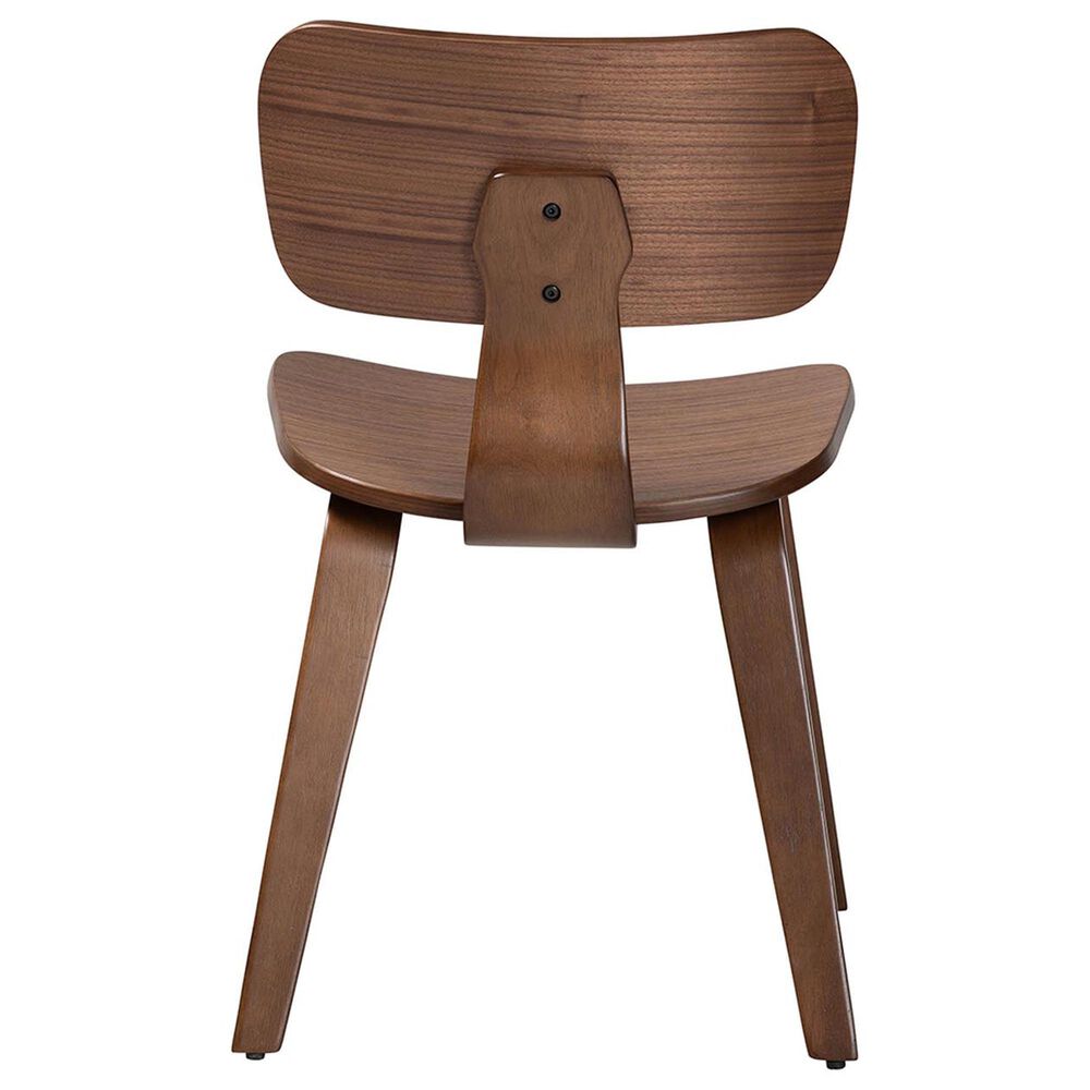 Baxton Studio Billie Side Chair in Walnut Brown, , large