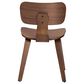 Baxton Studio Billie Side Chair in Walnut Brown, , large