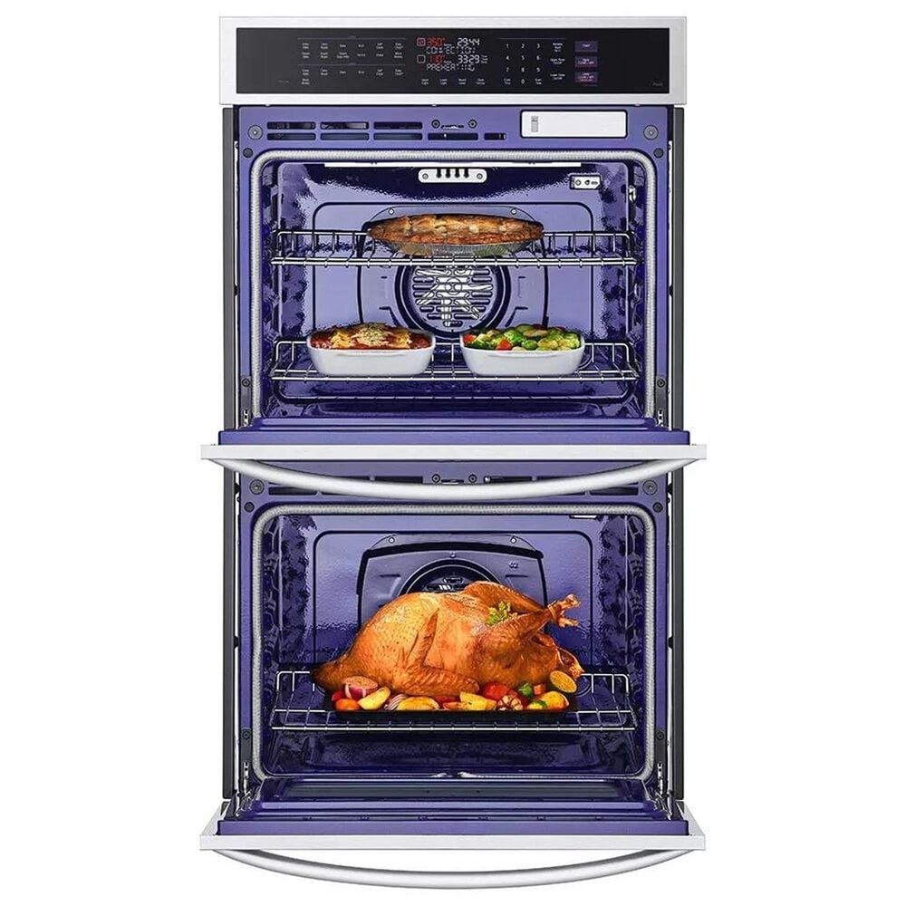 LG 2-Piece Kitchen Package with 9.4 Cu. Ft. Smart Double Wall Oven and 36&quot; Smart Induction Cooktop in Black, , large