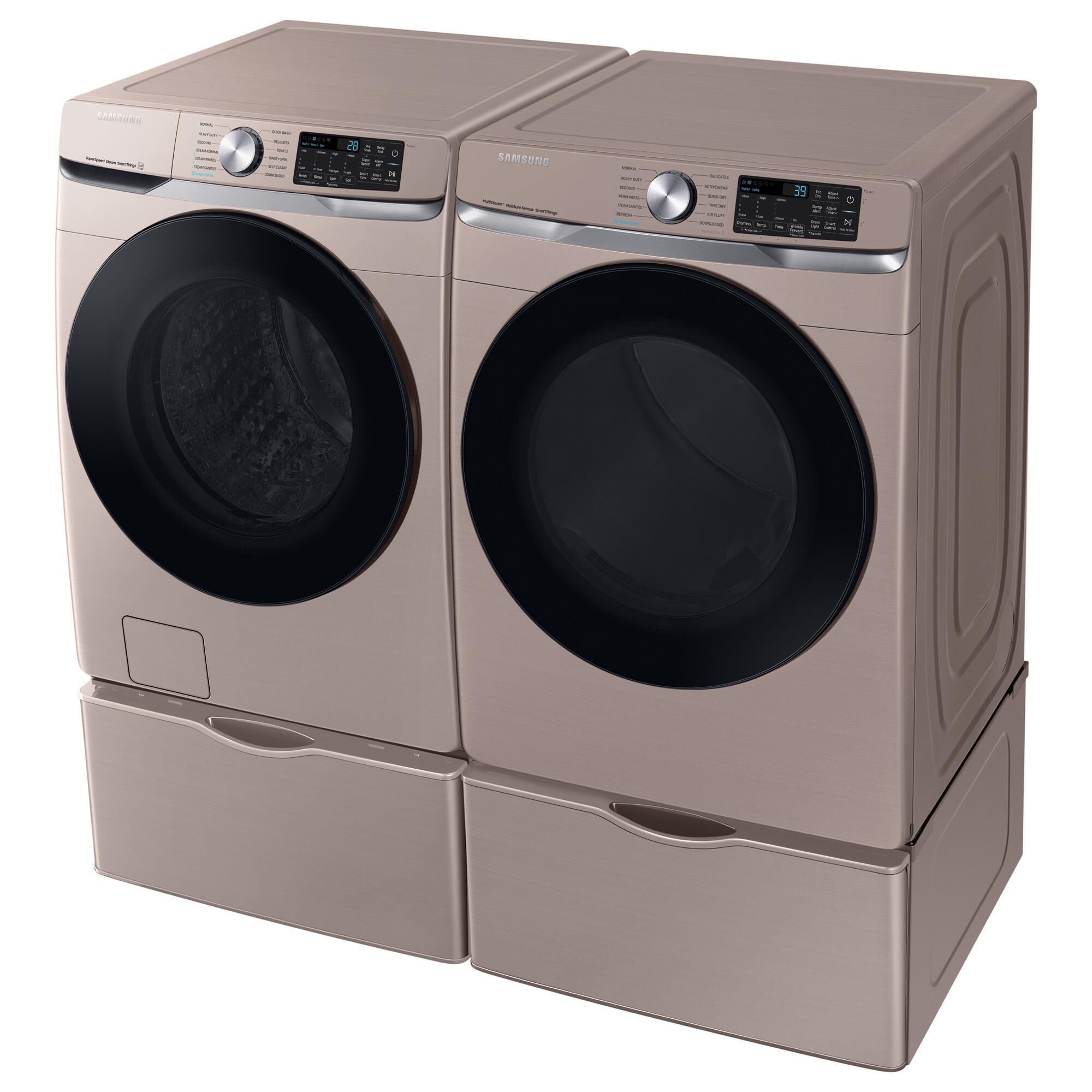 Samsung 7.5 Cu. Ft. Capacity Electric Dryer with Steam in Champagne