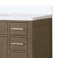Lexora Home Abbey 48" Single Bathroom Vanity in Grey Oak with 2 cm White Cultured Marble Top and Rectangular Sink, , large