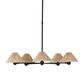 Four Hands Clyde Chandelier in Jet Black, , large