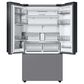 Samsung Bespoke Bespoke 30.1 Cu. Ft. 3-Door French Door Refrigerator with Beverage Center - Stainless Steel Panels Included, , large