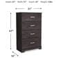 Ashley Belachime 5 Piece Full Panel Bedroom Set in Dark Charcoal, , large