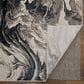 Feizy Micah 12" x 15" Black and Ivory Area Rug, , large