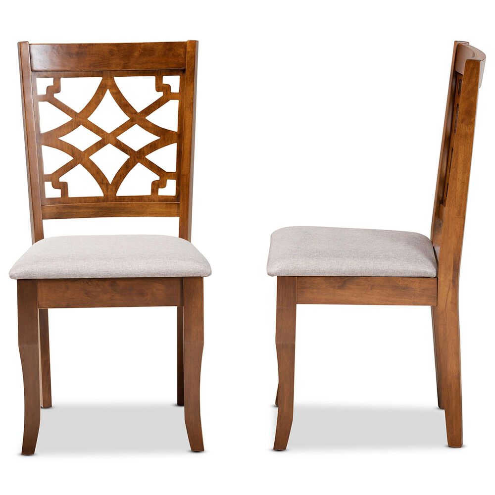 Baxton Studio Mael Side Chair in Walnut Brown (Set of 2), , large