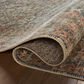 Loloi Heritage 12" Square Blue and Rust Area Rug, , large