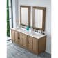 James Martin Vanities Portland 72" Double Bathroom Vanity in Whitewashed Walnut with 3 cm White Zeus Quartz Top and Rectangular Sinks, , large