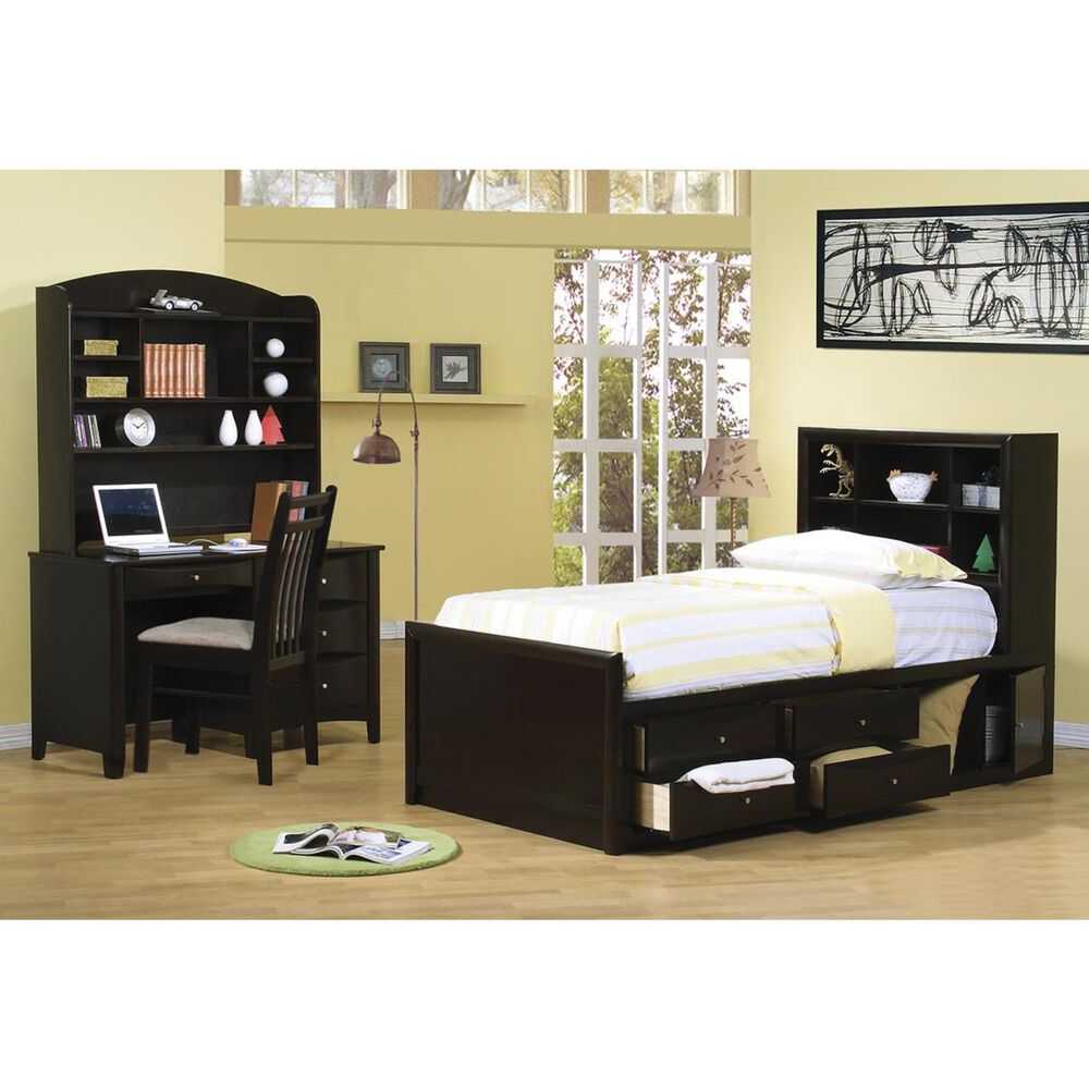 at HOME Phoenix Twin Bookcase Bed with Underbed Storage Shop NFM