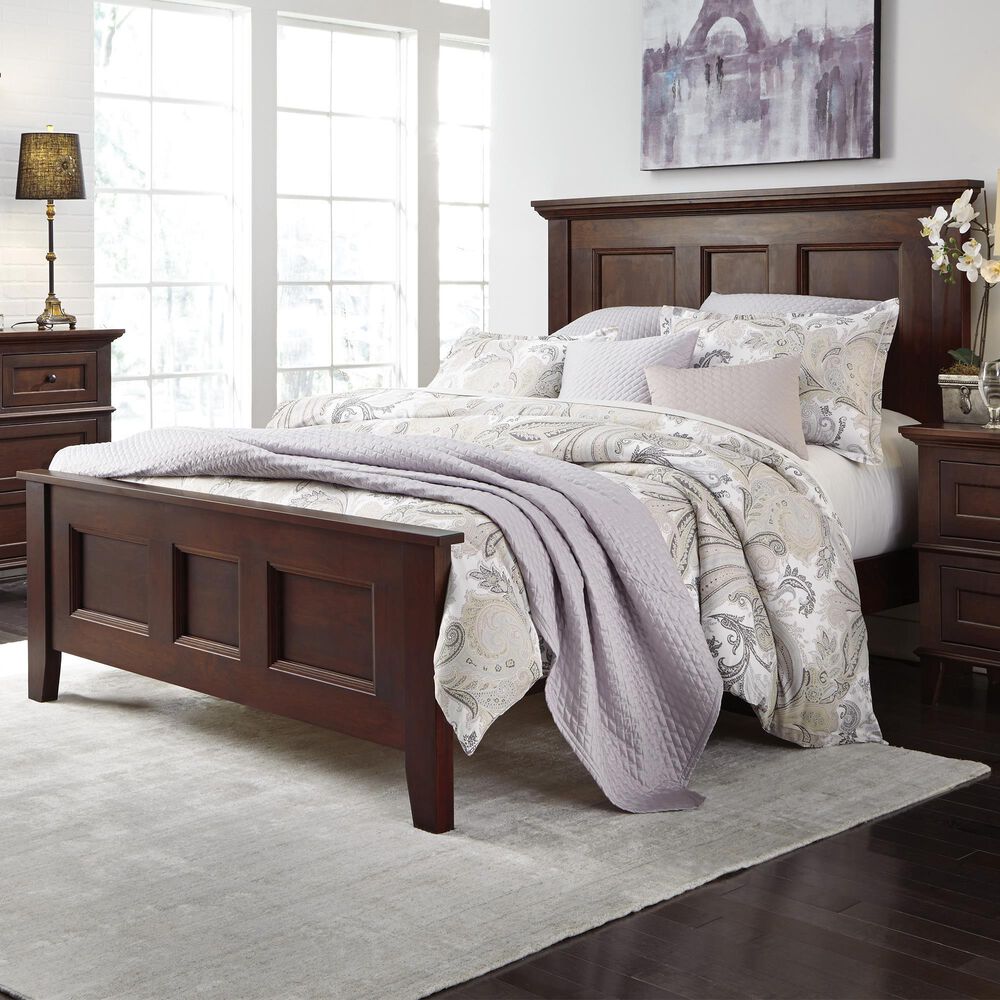 Fleming Furniture Co. Brentwood 3-Piece Queen Panel Bedroom Set in Sunset, , large