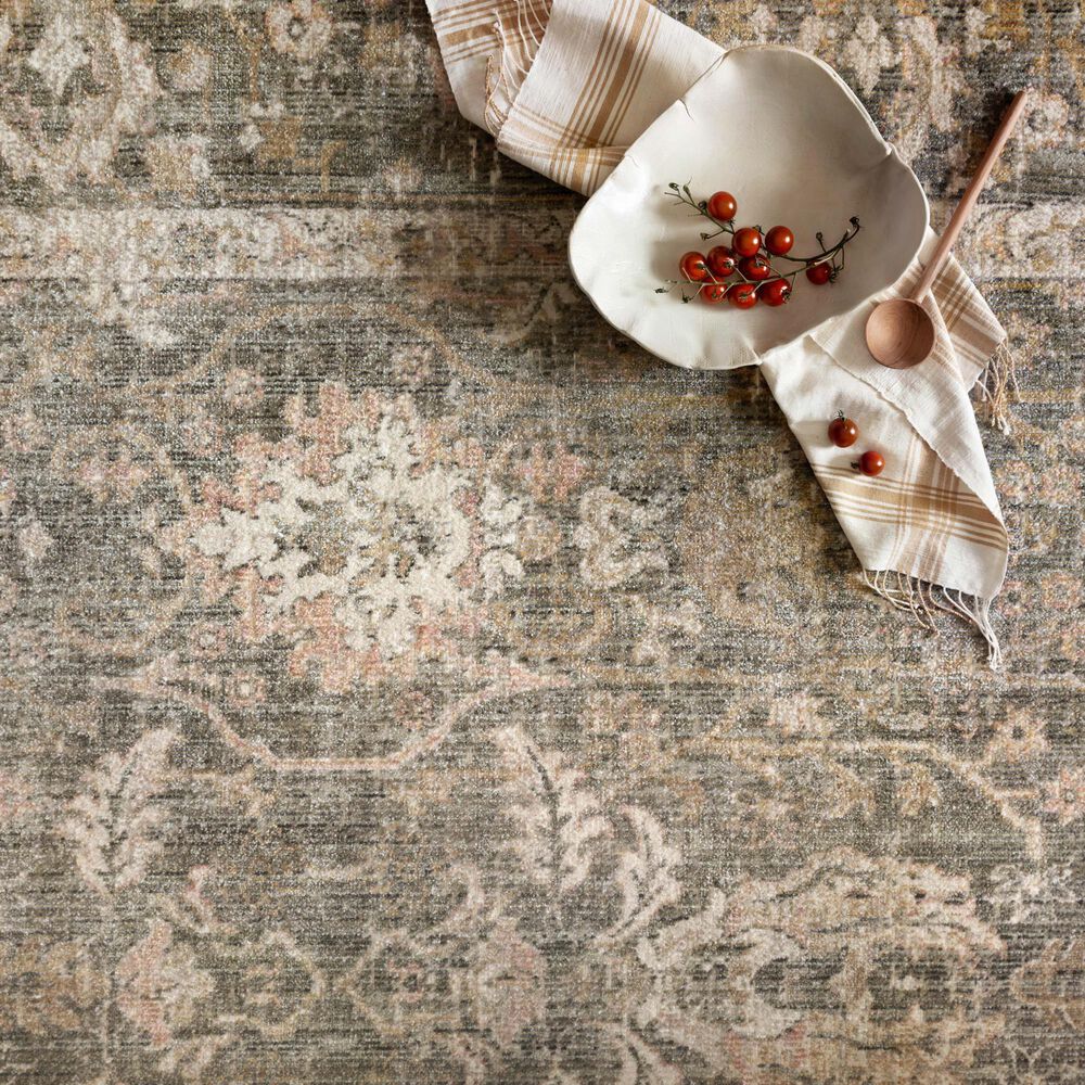 Chris Loves Julia x Loloi Rosemarie 10' x 14' Sage and Blush Area Rug