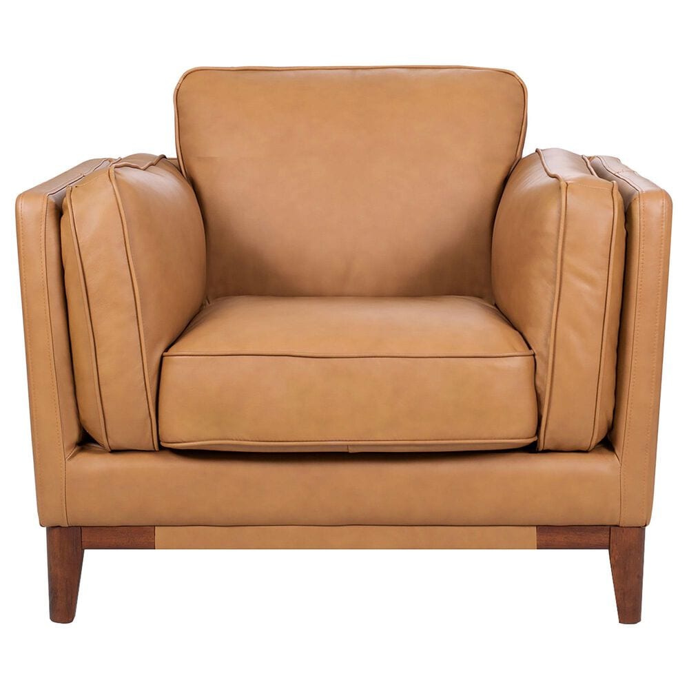 Italiano Furniture Pendry Accent Chair in Caramel Saddle, , large