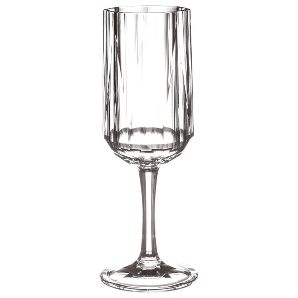 LeadingWare Crystal Diamond 9 Oz Champagne Flute in Clear, , large