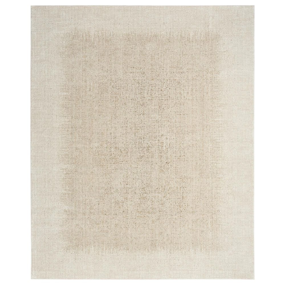 Nourison Grand Street GRN03 Ivory and Beige 9" x 12" Area Rug, , large