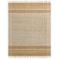 Magnolia Home Louie 3"6" x 5"6" Ivory and Natural Area Rug, , large