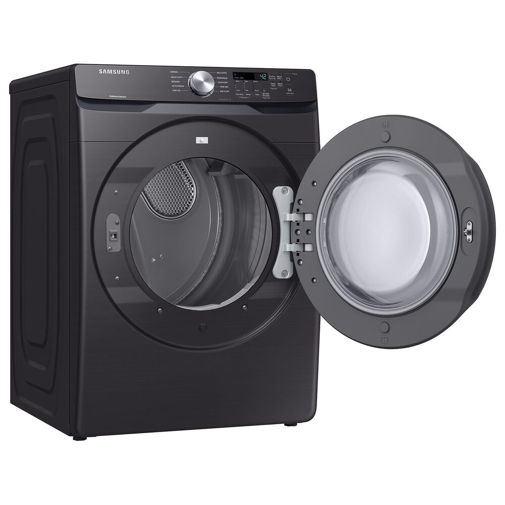 Samsung 4.5 Cu. Ft. Front Load Washer and 7.5 Cu. Ft. Electric Dryer Laundry Pair in Black, , large