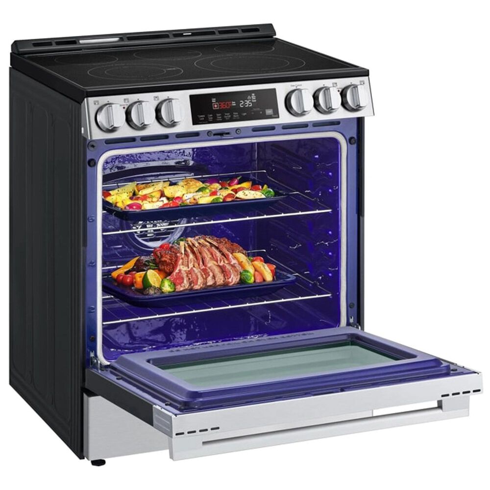 LG 6.3 Cu. Ft. Smart Electric Slide-in Range with Air Fry and EasyClean in PrintProof Stainless Steel, , large