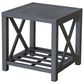 Summit Home St. Thomas Outdoor End Table in Gray, , large