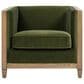Jennifer Taylor Home Georgia Accent Arm Chair with Olive Green, , large