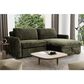 Primo International Tregenna Sofa Sleeper with Storage Chaise in Dunia Green, , large