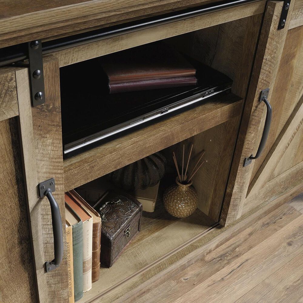 Sauder Dakota Pass 66&quot; Credenza in Craftsman Oak, , large