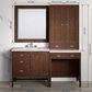 James Martin Addison 12" Petite Tower Hutch - Right in Mid Century Acacia, , large