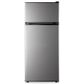 HOMLUX 4.5 Cu. Ft. Mini Upright Refrigerator with 1 Cu. Ft. Top Freezer in Silver, , large