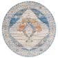 Surya Chicago CHG2303 6"7" Round Slate, Blue, Light Beige, Mustard, Brick Red,Taupe Area Rug, , large