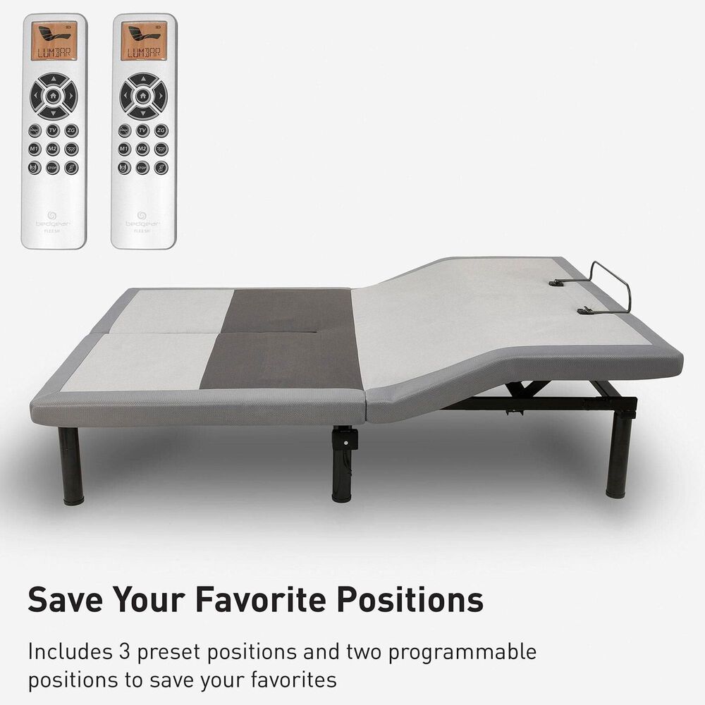 Serta iSeries NXG 3500 Foam Medium Flex Head King Mattress with Flex SH Flex Head King Adjustable Base, , large