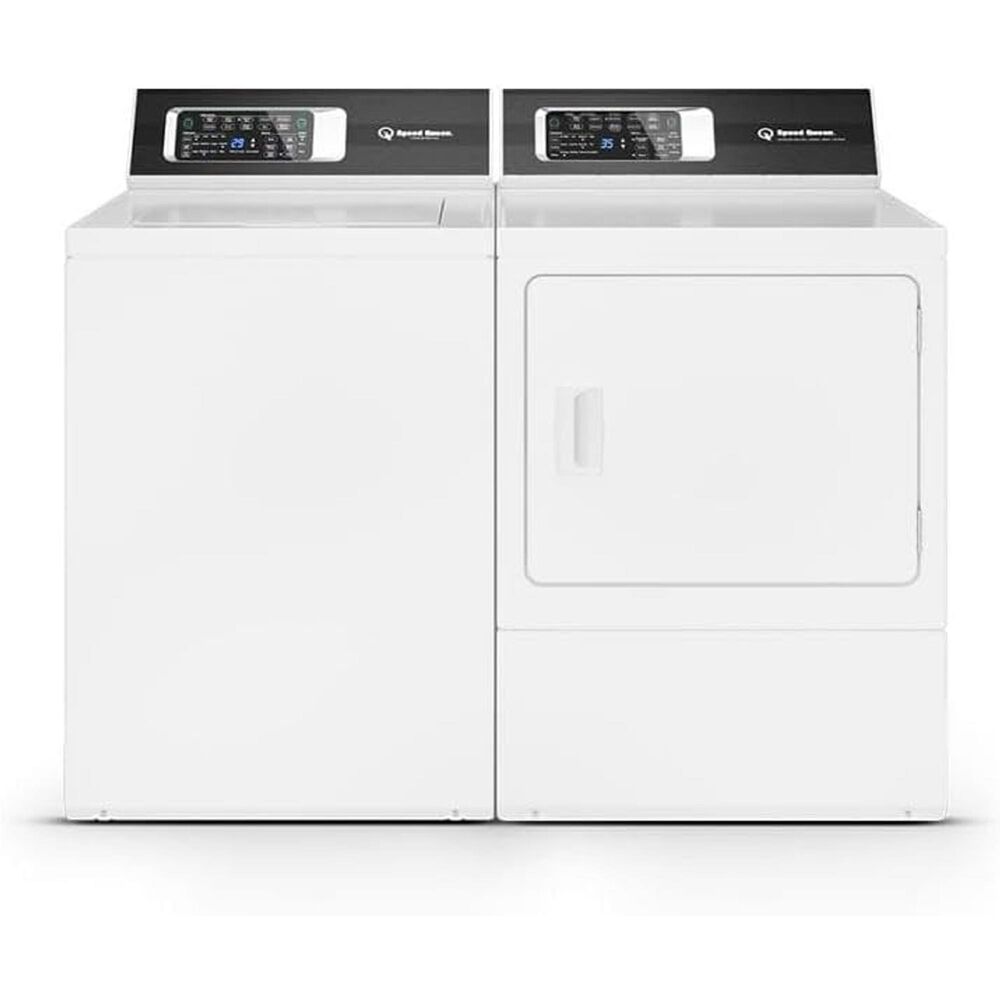 Speed Queen 3.2 Cu. Ft. Top Load Washer and 7.0 Cu. Ft. Electric Dryer Laundry Pair in White, , large