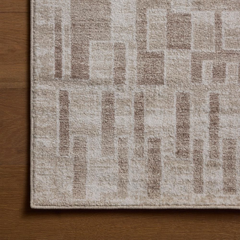 Loloi Lune Ivory and Mushroom 2'3" x 3'10" Area Rug, , large