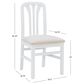 Linon Home Decor Pamela Side Chair in Bright White (Set of 2), , large