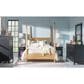 St Claire Home Today"s Traditions Full Platform Poster Bed in Natural Hickory, , large
