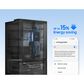 Samsung Bespoke AI 25 Cu. Ft. French Door Refrigerator with Zero Clearance Fit and In-Door Tall Water Dispenser in Fingerprint Resistant Stainless Steel, , large
