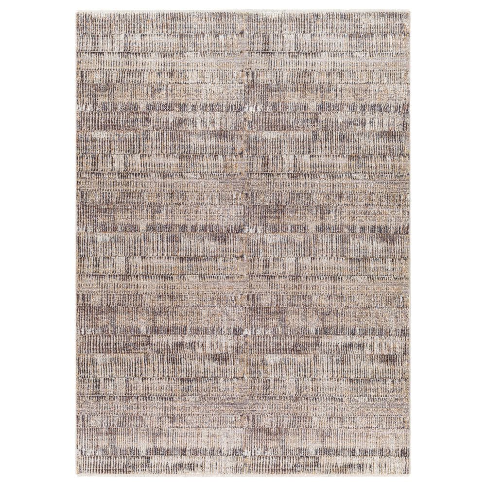 Surya Aida 2" x 2"11" Ivory, Medium Gray, Charcoal, Tan, Deep Teal and Beige Area Rug, , large
