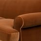 Jennifer Taylor Home Alana Stationary Sofa in Burnt Orange Velvet, , large