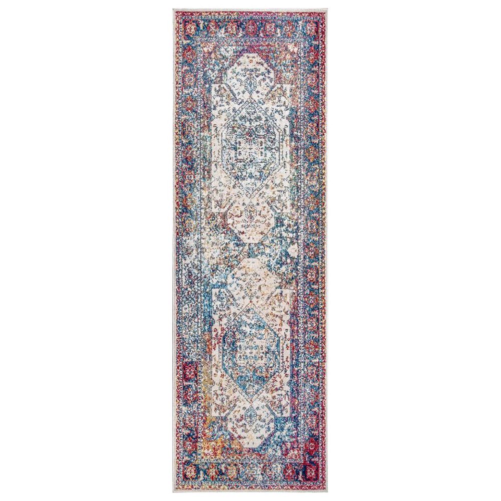 nuLOOM Valley MUVL07A 2'8" x 8' Blue Runner, , large