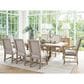 Lexington Home Brands Montecito La Mirada Rectangular Trestle Dining Table in Chaparral - Table Only, , large
