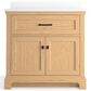 Kohler Charlemont 36" Single Bathroom Vanity in Light Oak with 3 cm White Quartz Top and Rectangular Sink, , large