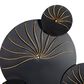 Maple and Jade 20" x 42" Abstract Wall Decor in Black and Gold, , large